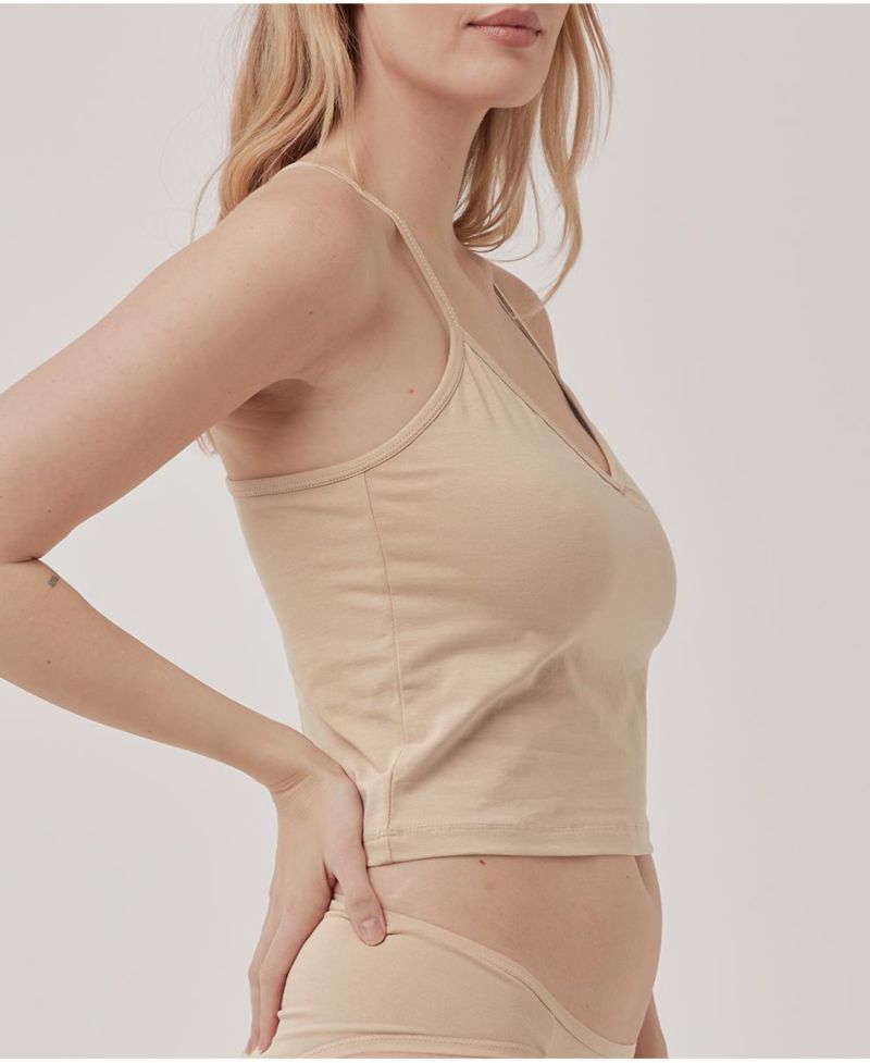 Women's Everyday Shelf Bra Cropped Camisole 3-Pack