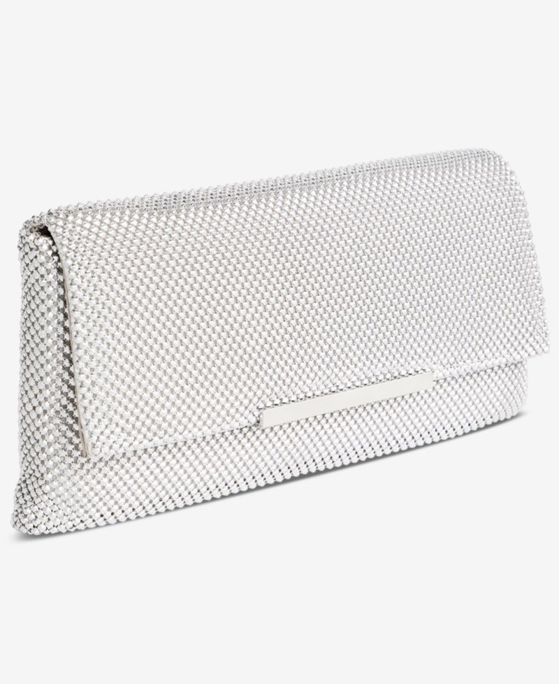 Ether East/West Studded Mesh Clutch