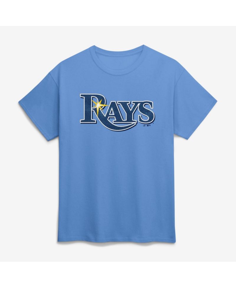 Men's Light Blue Tampa Bay Rays Wordmark T-Shirt