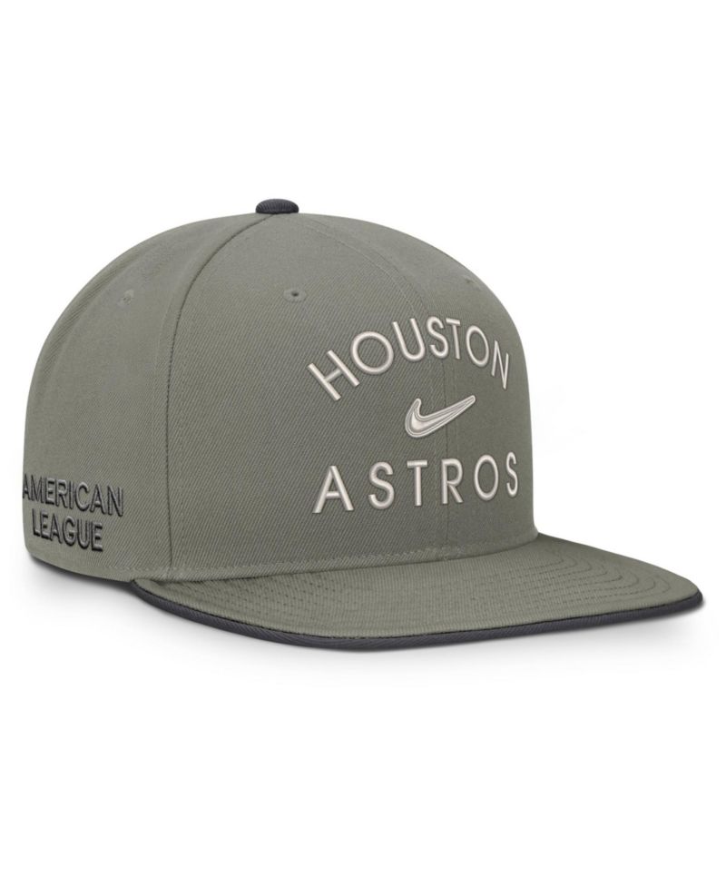 Men's Olive Houston Astros Pro Dri-FIT snapback Hat