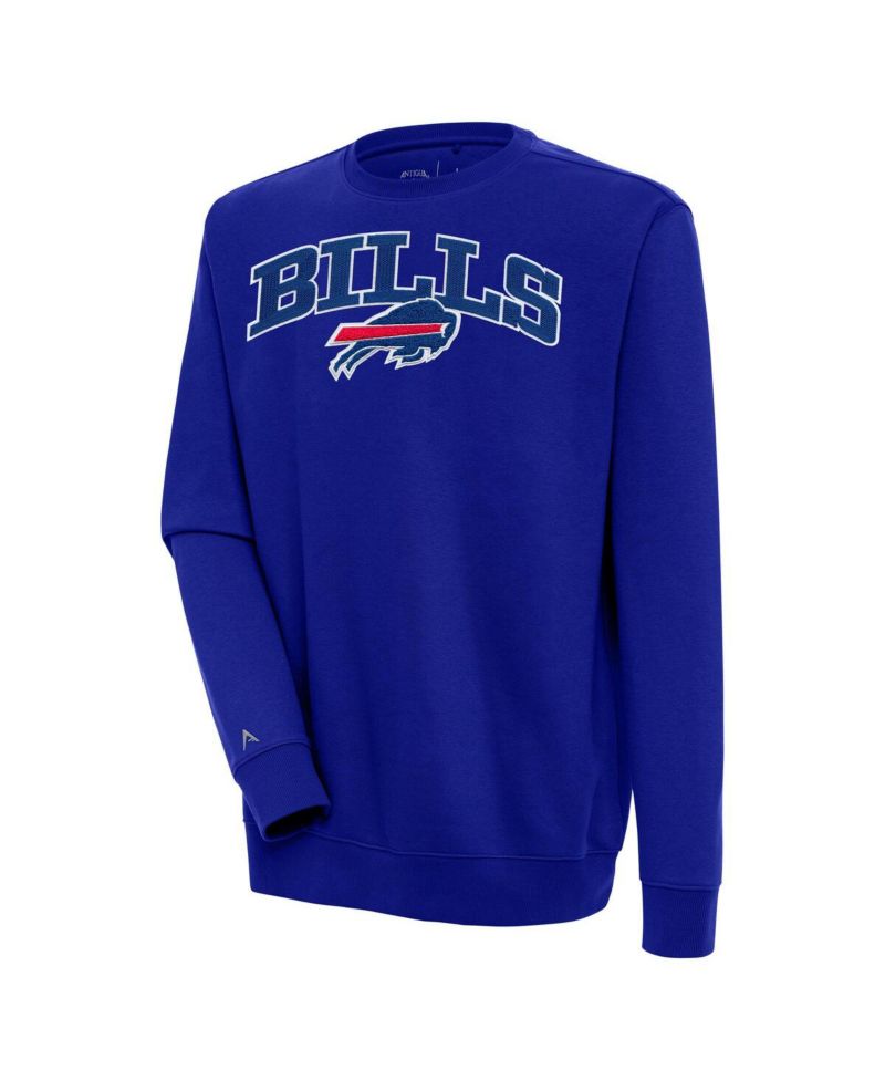 Men's Royal Buffalo Bills Victory Chenille Pullover Sweatshirt