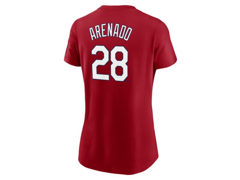 Women's St. Louis Cardinals Name and Number Player T-Shirt - Nolan Arenado