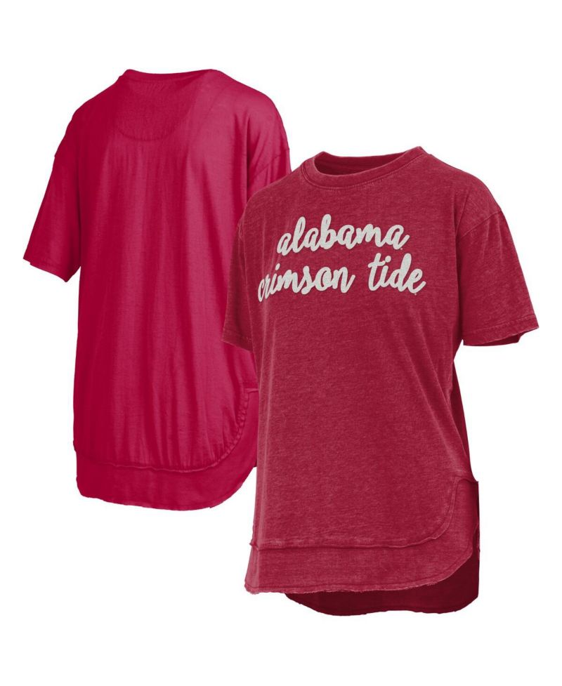 Women's Crimson Alabama Crimson Tide Poncho T-Shirt
