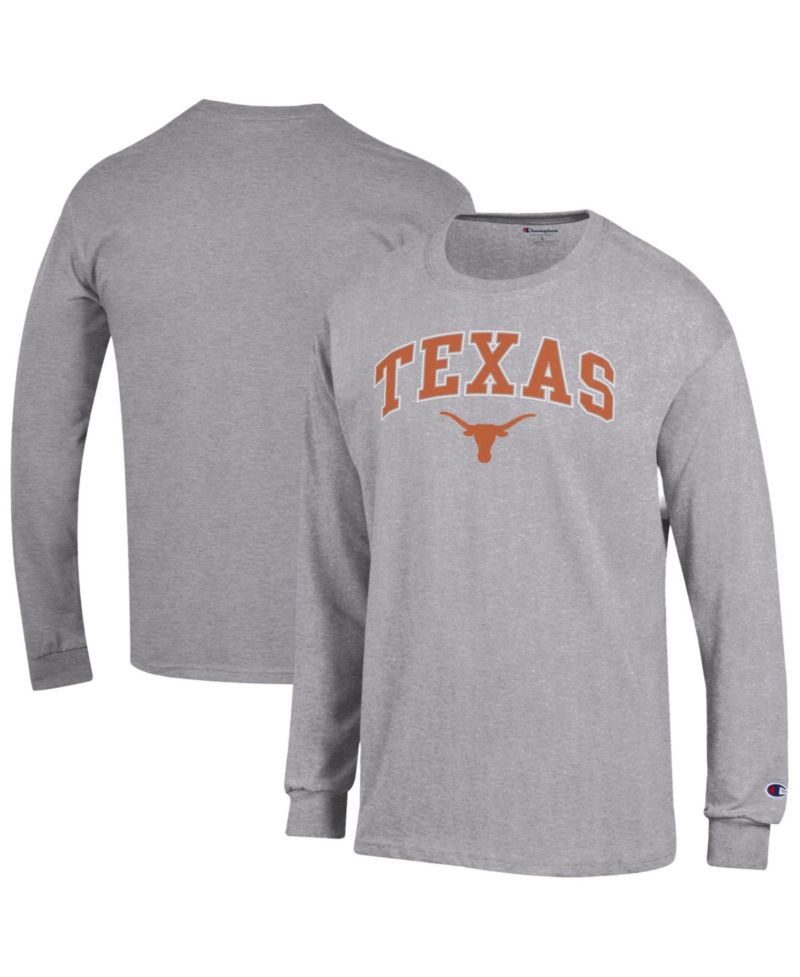 Men's Texas Orange Texas Longhorns Arch Over Logo Long Sleeve T-Shirt