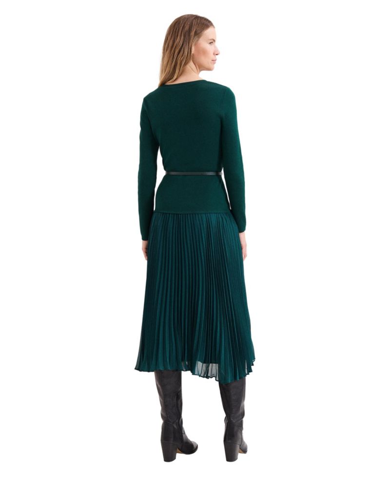 Women's Kai Knit V-Neck Midi Dress