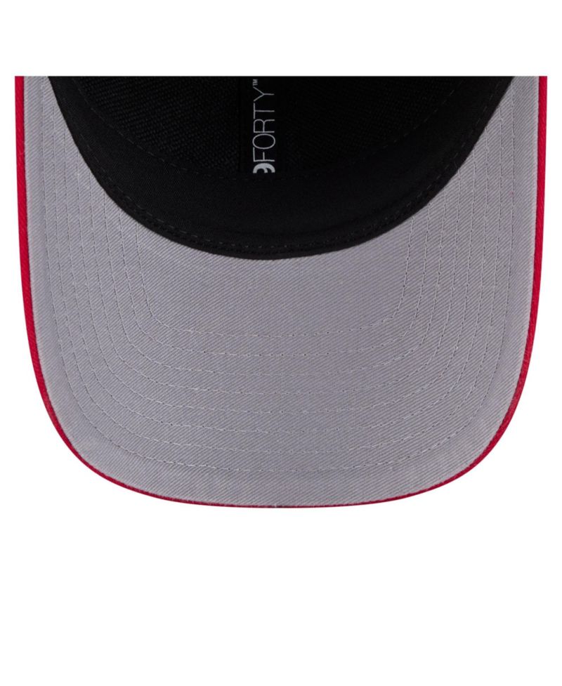 Men's Navy/Red Atlanta Braves Team Loyal 9FORTY M-Crown Adjustable Hat