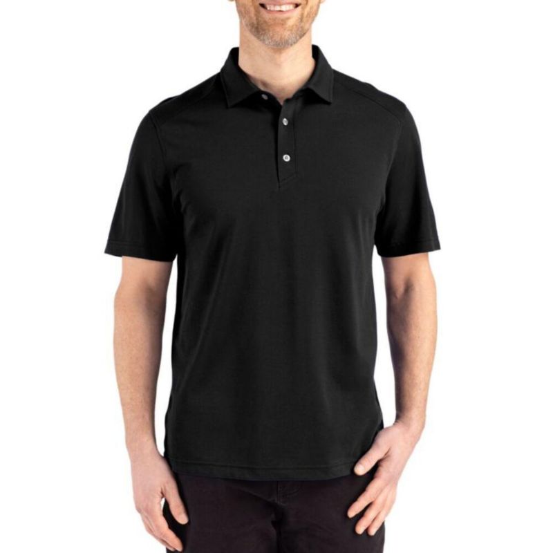 Men's Cutter and Buck Advantage Refresh Epic Confidence Recycled Tri-Blend Pique Polo