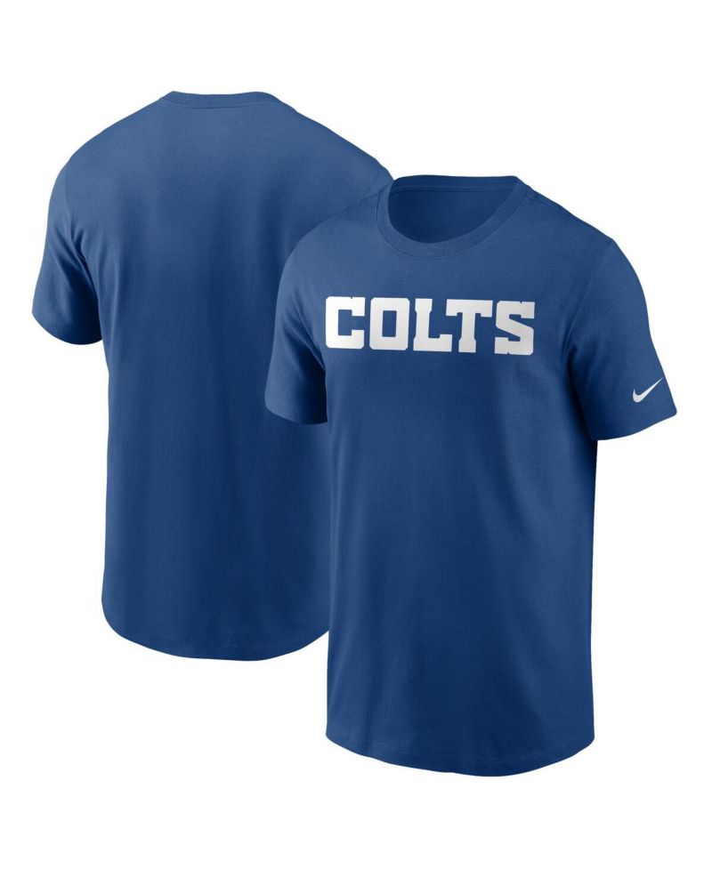 Men's Royal Indianapolis Colts Team Wordmark T-shirt