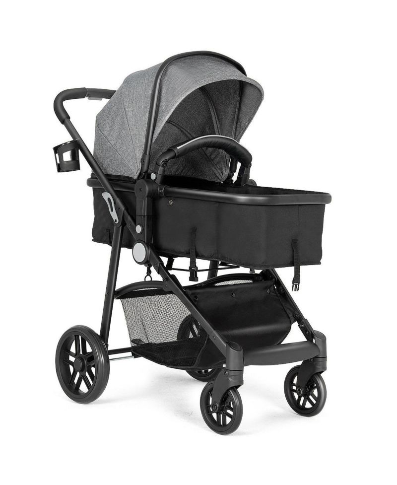 2-in-1 Baby Pushchair with Foldable Design for Newborn Infants