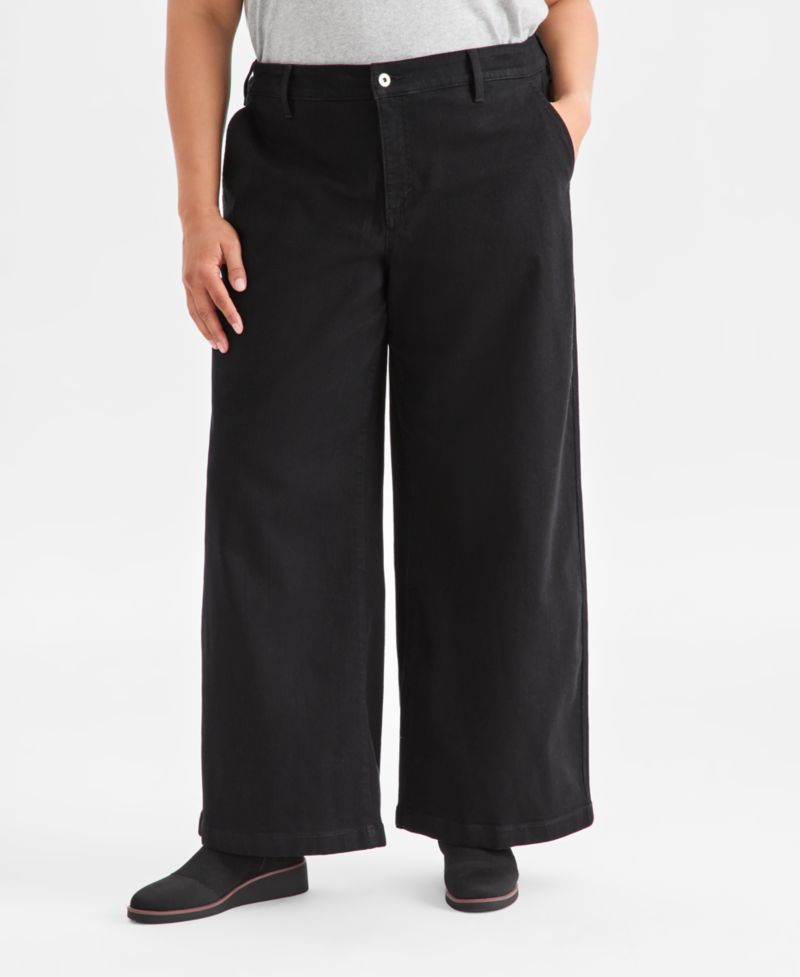 Women's High-Rise Wide-Leg Jeans