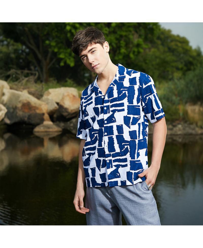 Men's Imprint Oversized Shirt
