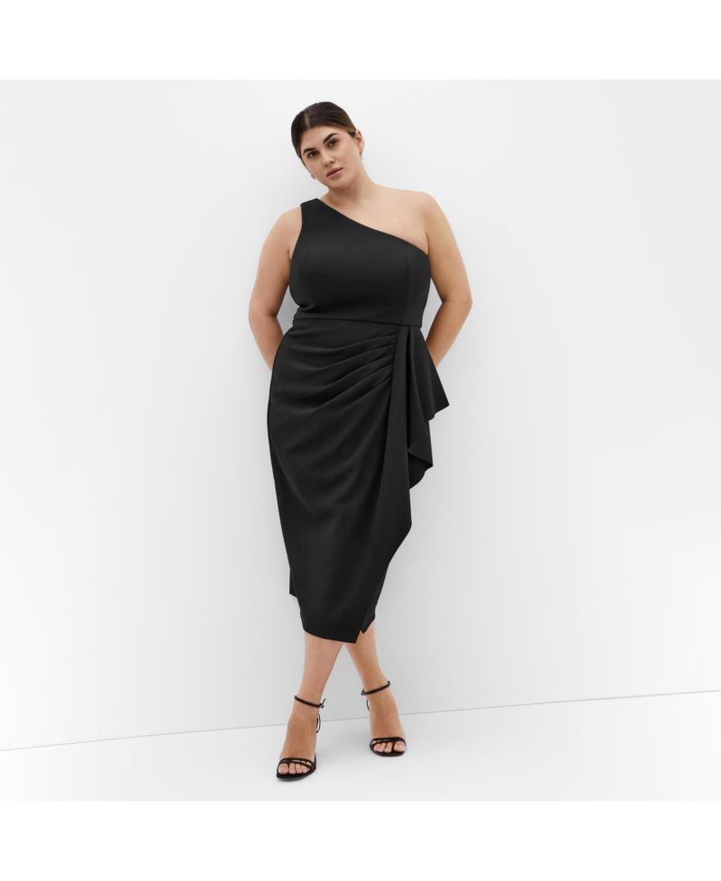 Plus Size Priyanka One Shoulder Dress