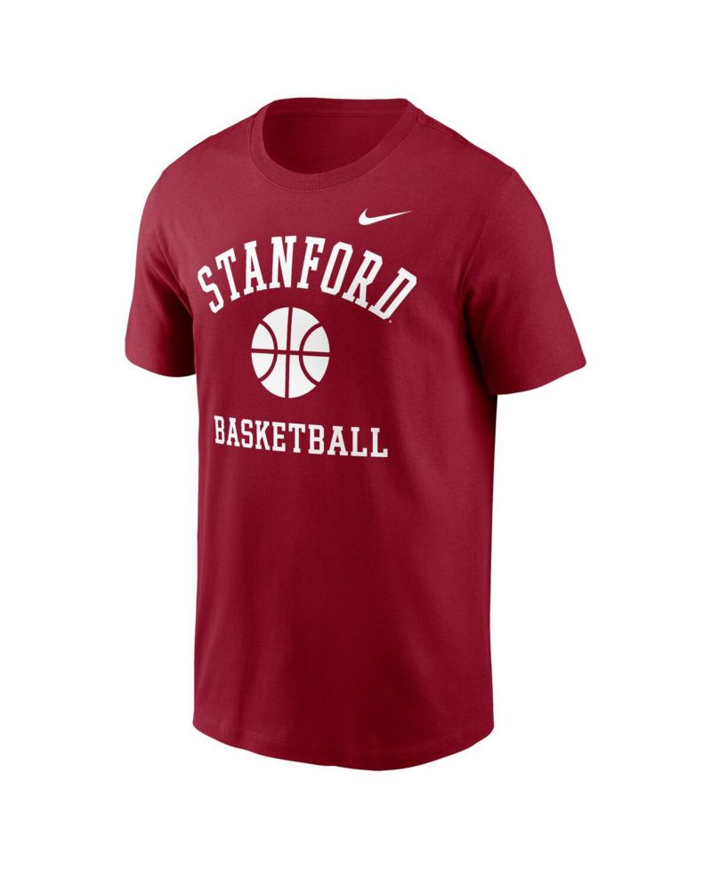 Men's Cardinal Stanford Cardinal Basketball Icon T-Shirt
