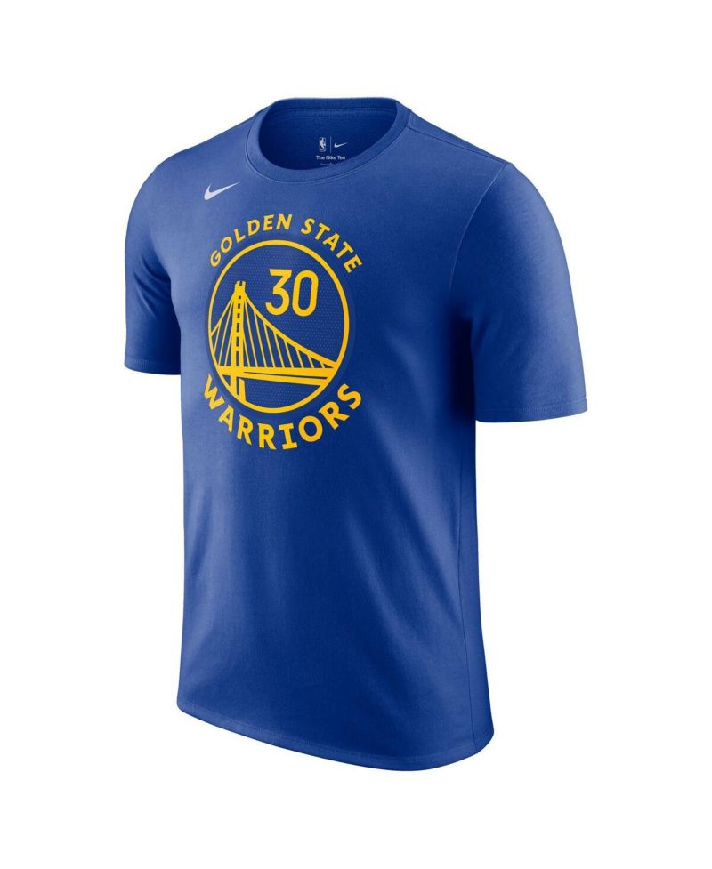 Men's Stephen Curry Royal Golden State Warriors Icon 2022/23 Name and Number T-shirt