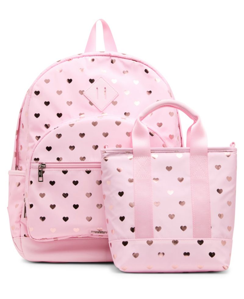 Lynx Nylon Dome Medium Backpack and Lunchbox Set
