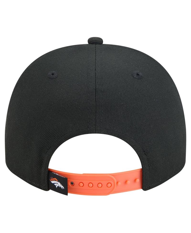Men's Black Denver Broncos Proud A-Frame 9FIFTY Snapback Hat