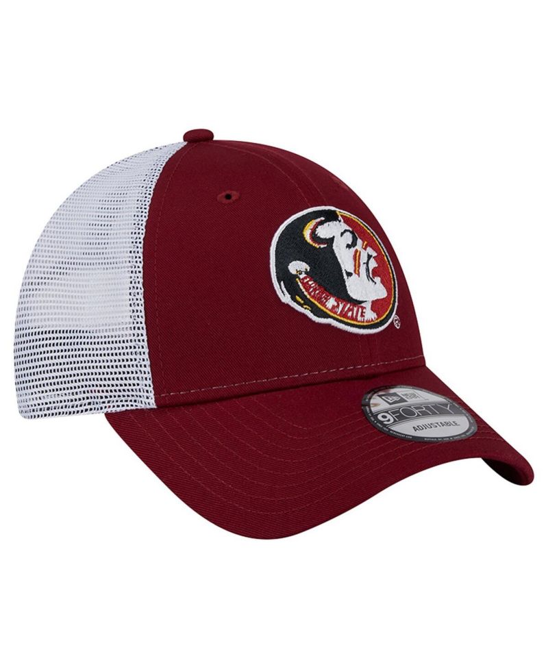Men's Garnet Florida State Seminoles Trucker 9FORTY Adjustable Hat