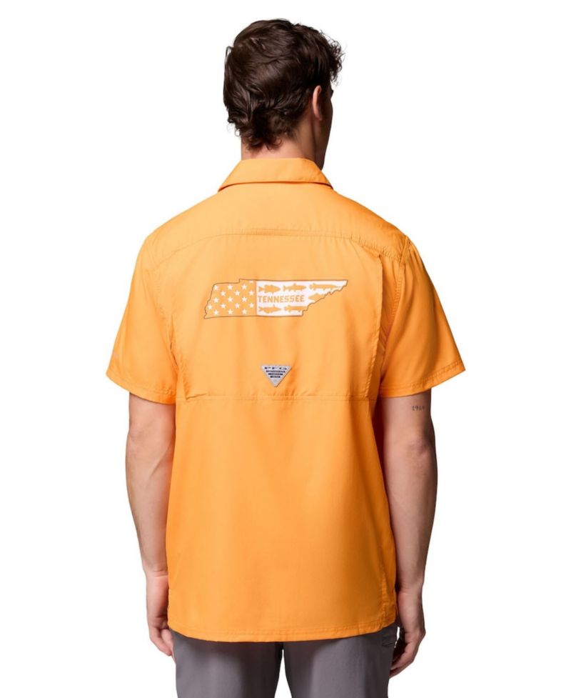 Men's Tennessee Orange Tennessee Volunteers Slack Tide Camp Button-Up Shirt