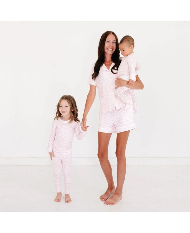Baby Girls Ballet Stripe Pajama Set