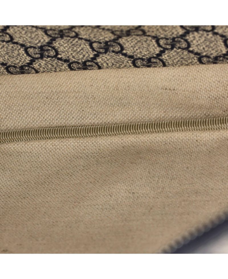 Large Web Loop Flat Messenger GG Coated Canvas