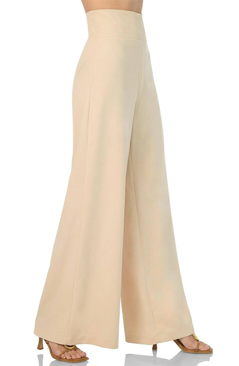 Women's Wide-Leg Super Soft Pants with Broad Waistband