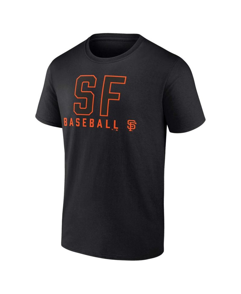 Men's Black, White San Francisco Giants Two-Pack Combo T-shirt Set