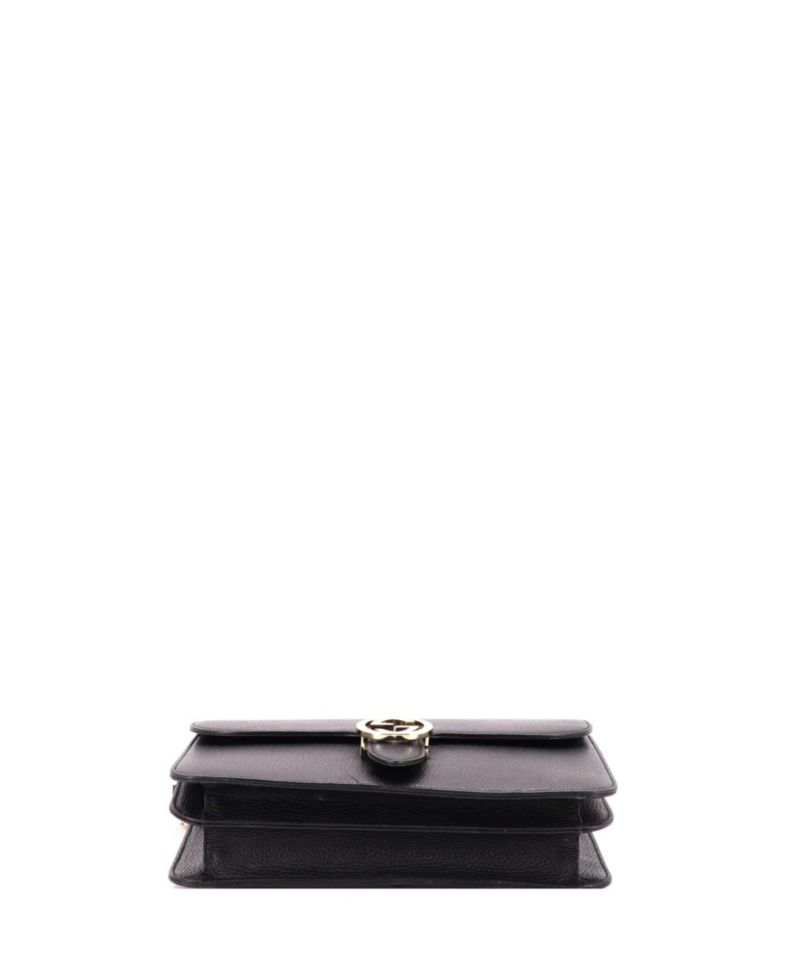 Medium Interlocking Shoulder Bag Leather