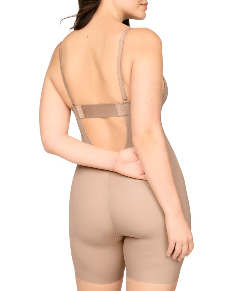 Women's Suit Your Fancy Plunge Low-Back Tummy-Control Bodysuit