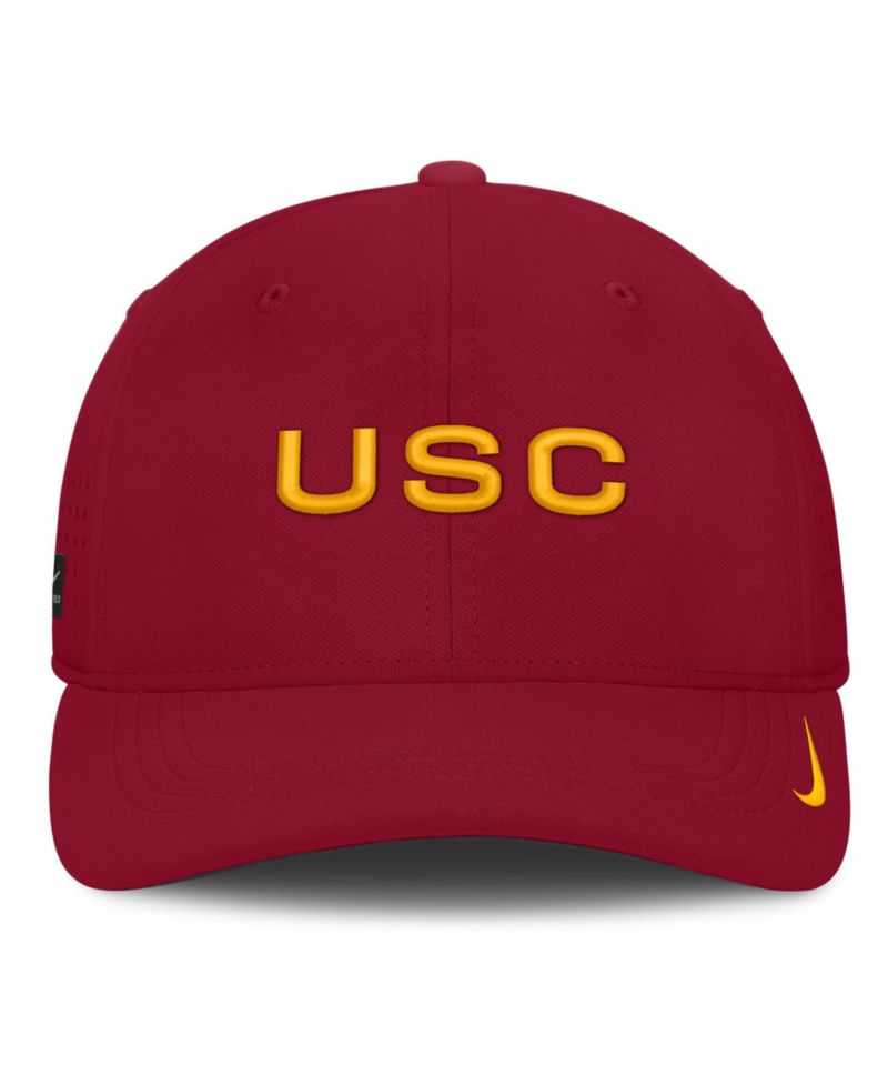 Men's Crimson USC Trojans Gameday Aerobill Swooshflex Dri-FIT Hat