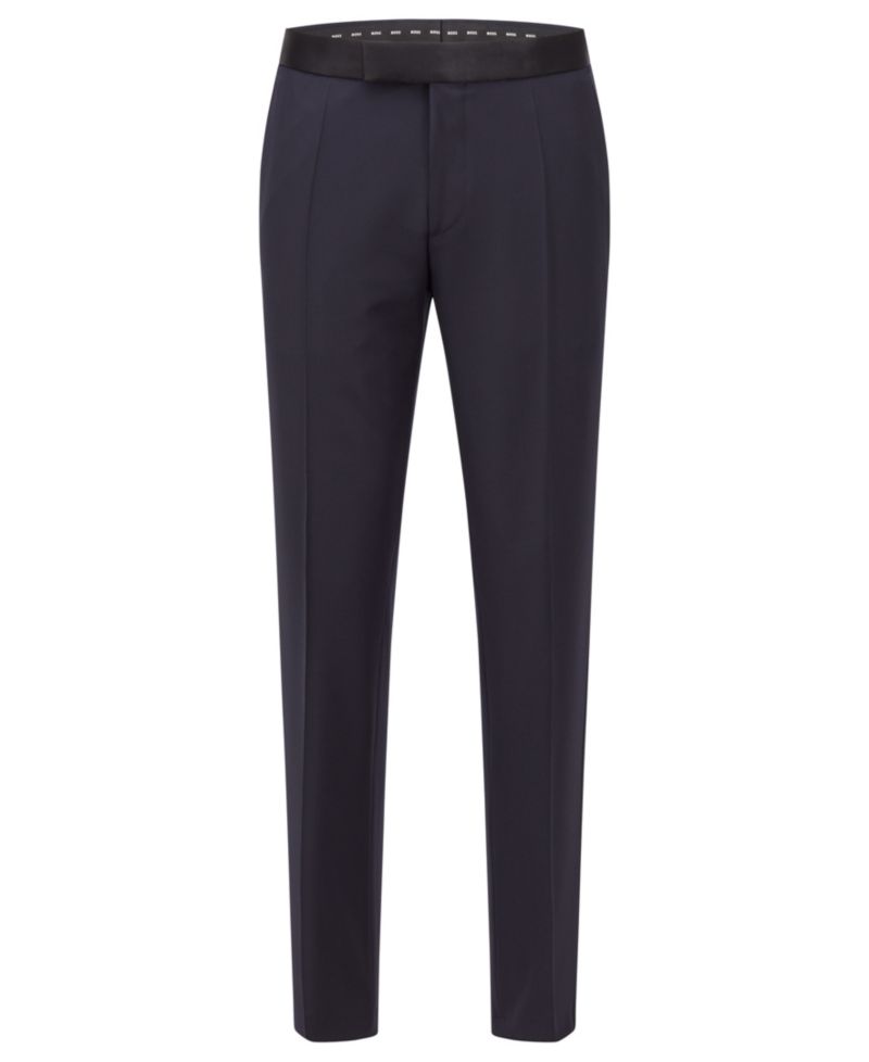 Men's Slim-Fit Tuxedo Trousers