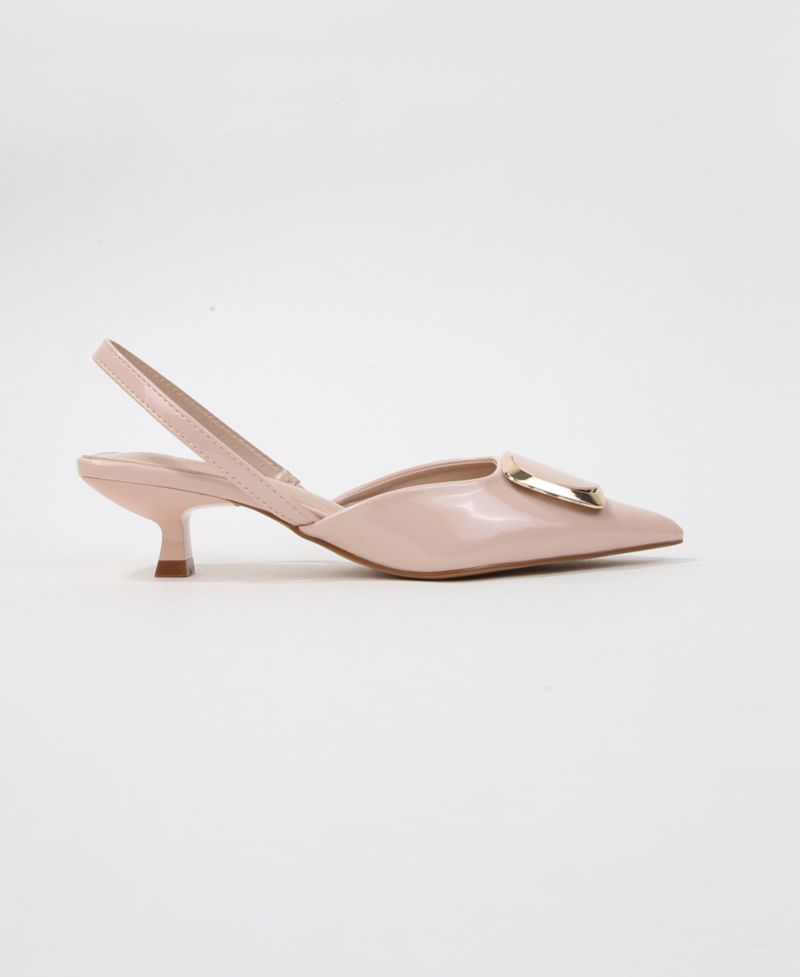 Geometric Women's Ornament Slingback Heels