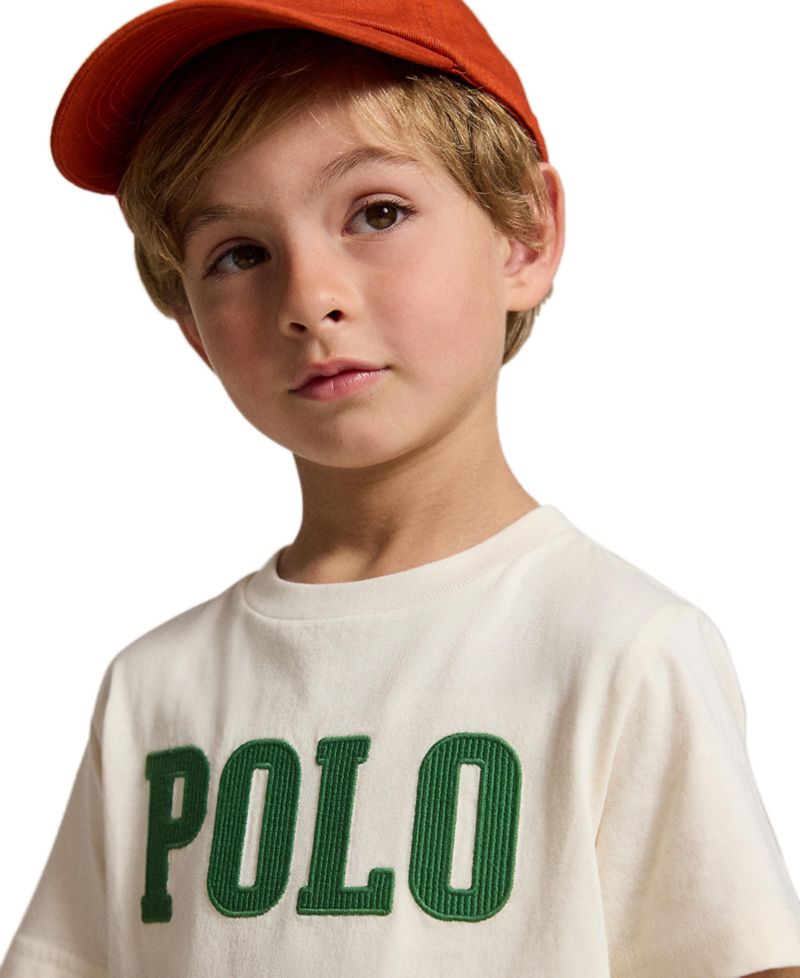 Boys' 2T-7 Logo Cotton Jersey T-Shirt