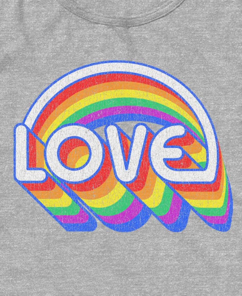 Men's Rainbow Love Sleeveless Tank Top