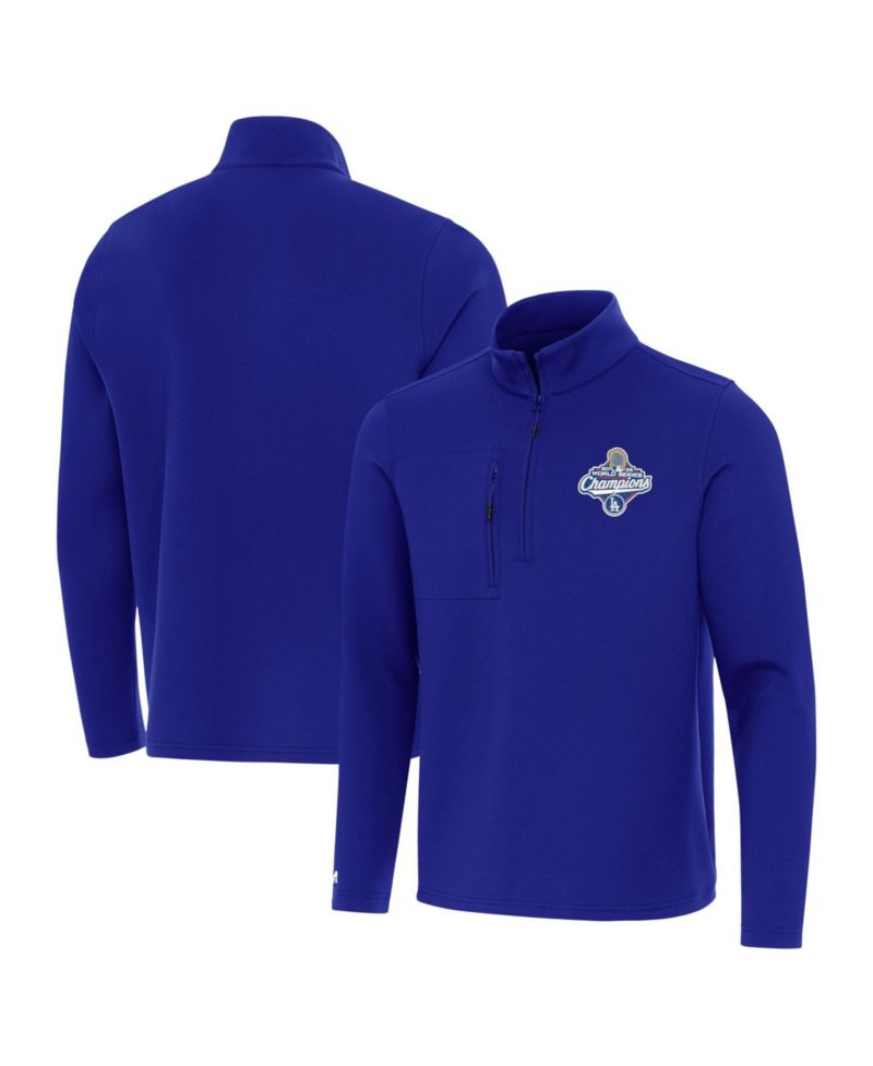 Men's Royal Los Angeles Dodgers 2025 World Series Insider Quarter-Zip Pullover