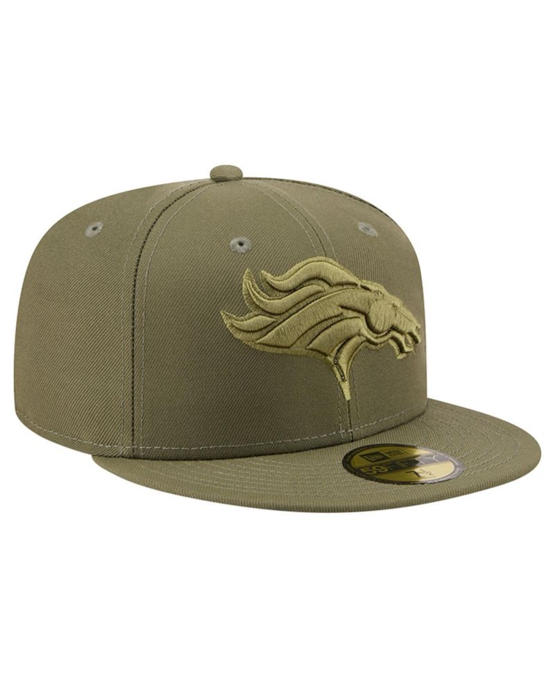 Men's Olive Denver Broncos Color Pack 59FIFTY Fitted Hat