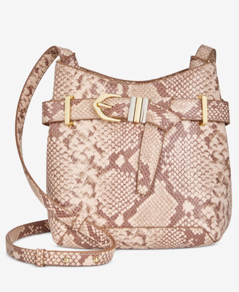 Nailaa Belted Snake Crossbody