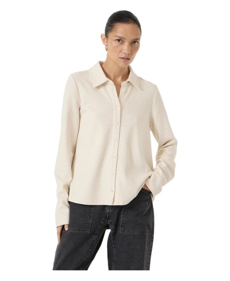 Women's Button A-Line Polo Top