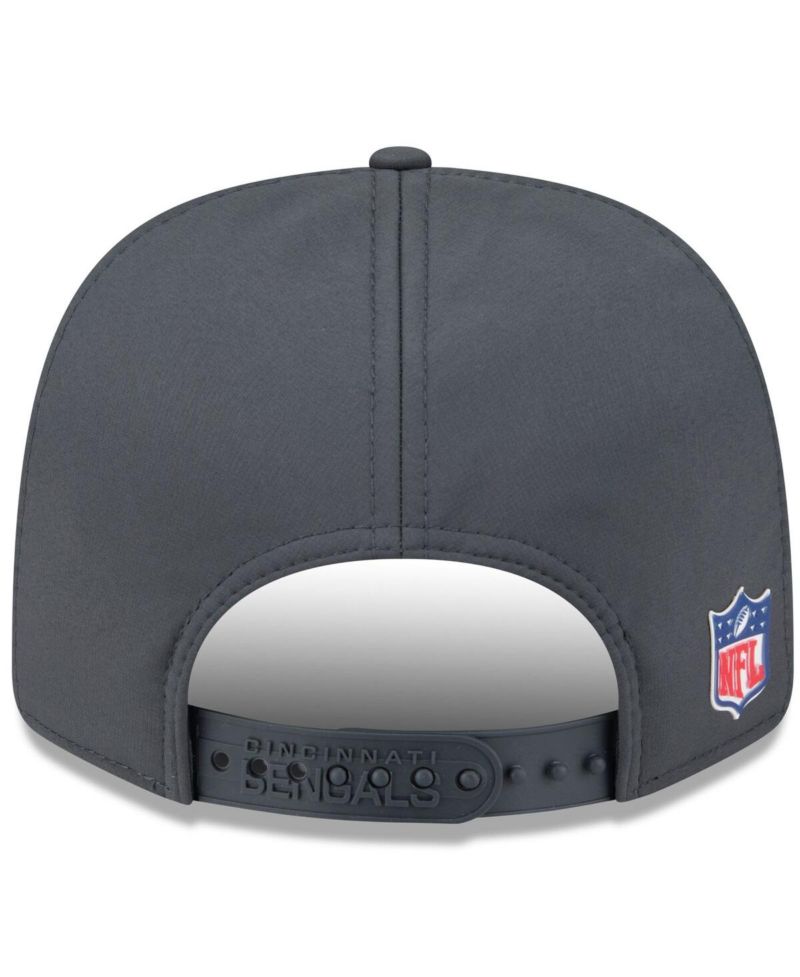 Men's Charcoal Cincinnati Bengals 2025 Sideline Cold Weather 9SEVENTY Adjustable Hat