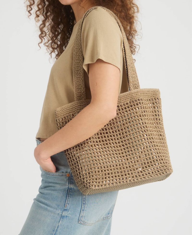 Women's Casual Classics Crochet Tote Bag