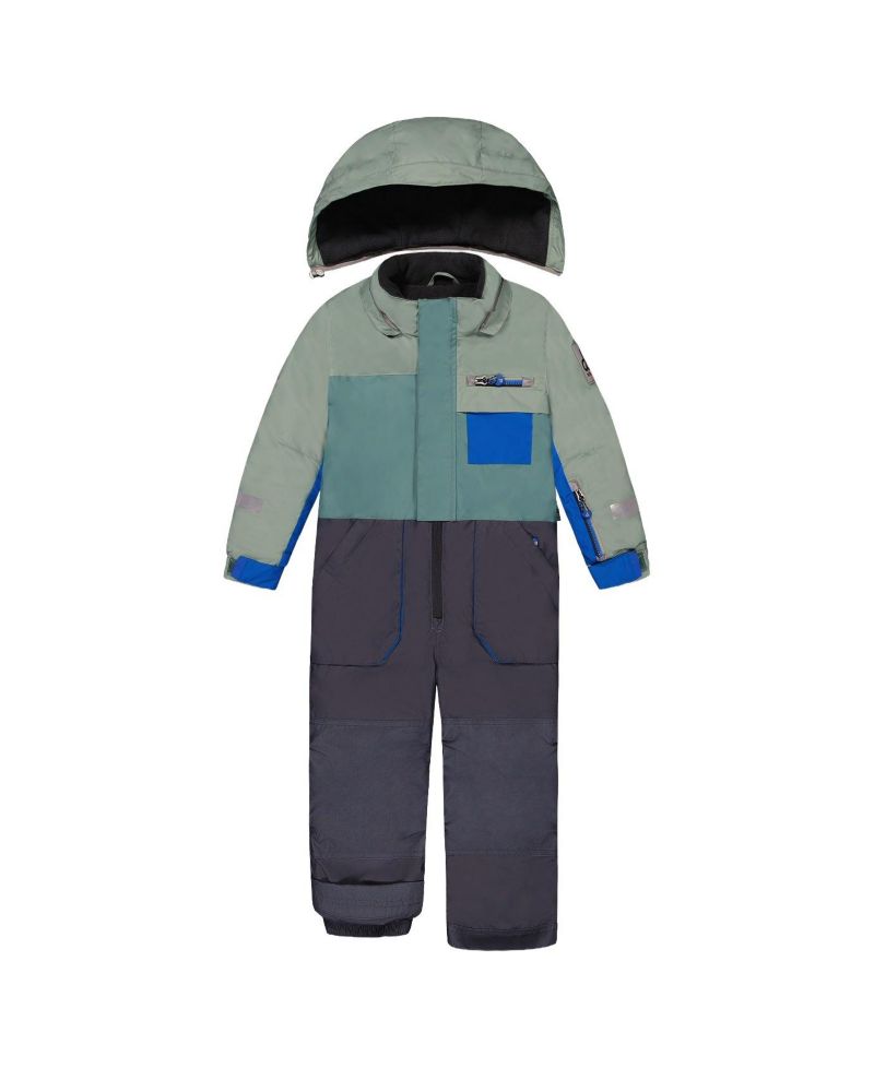 Little and Big Boy (6-14) One Piece Play Snowsuit Sage