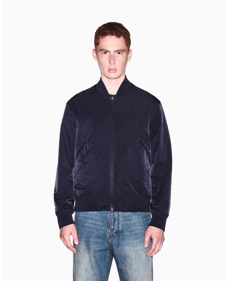 Men's Crossover Reversible Bomber with Graphic Jacket