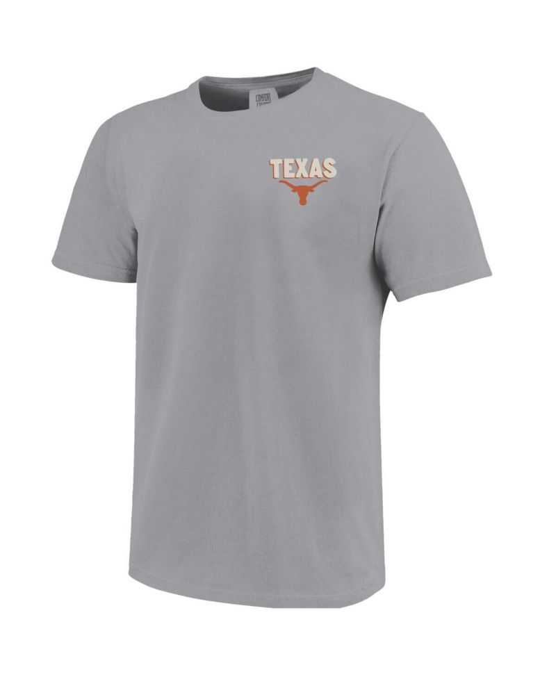 Big Boys and Girls Gray Texas Longhorns Local Campus Scene T-Shirt