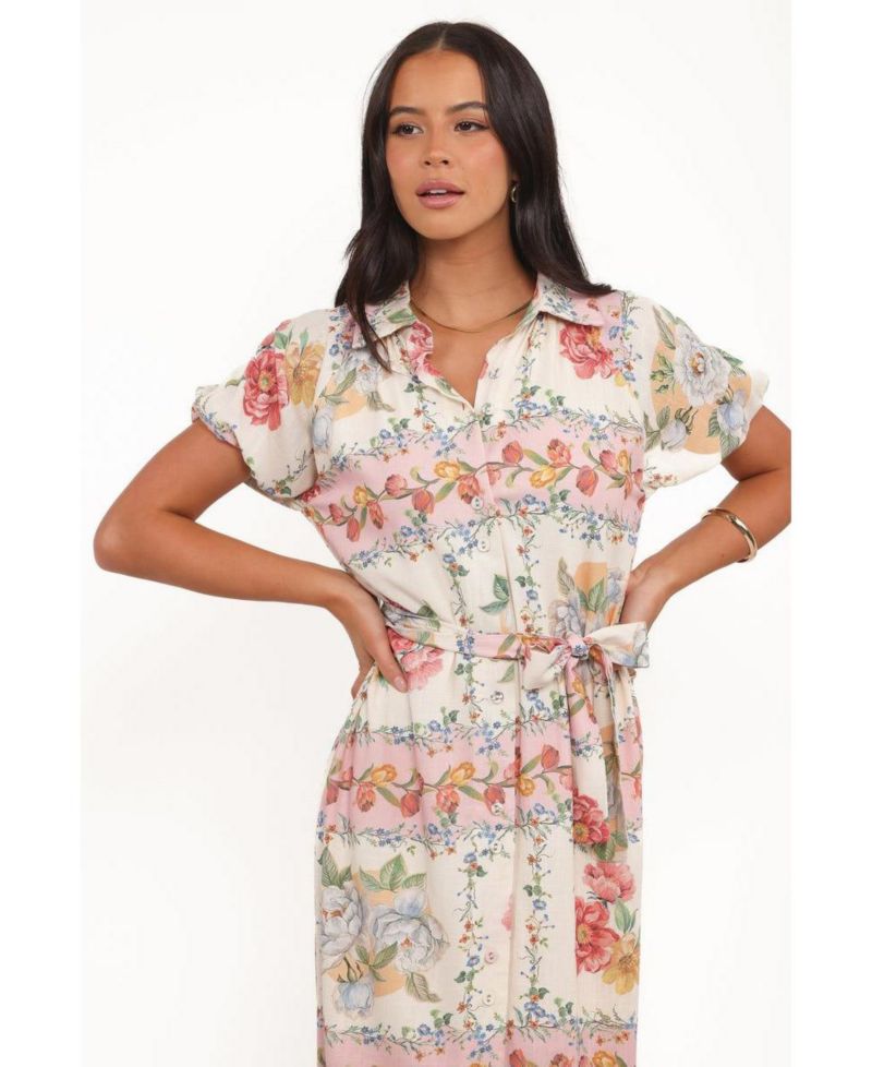 Women's James Button Through Maxi Dress