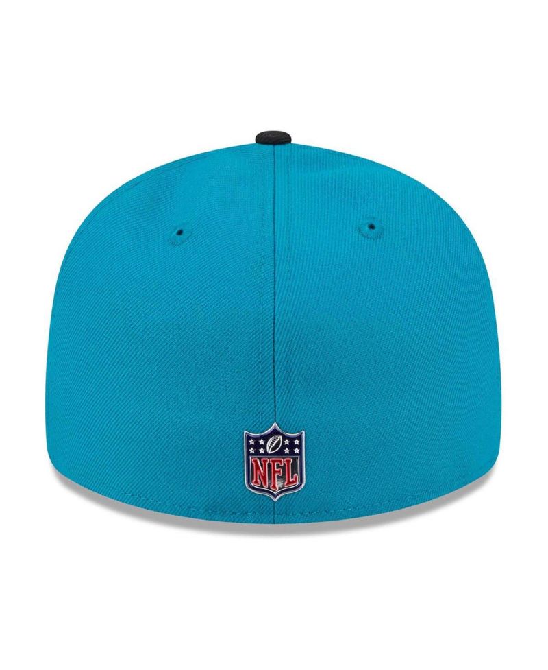 Men's Teal/Black Jacksonville Jaguars 2026 NFL Draft Pre-Curved 59FIFTY Fitted Hat