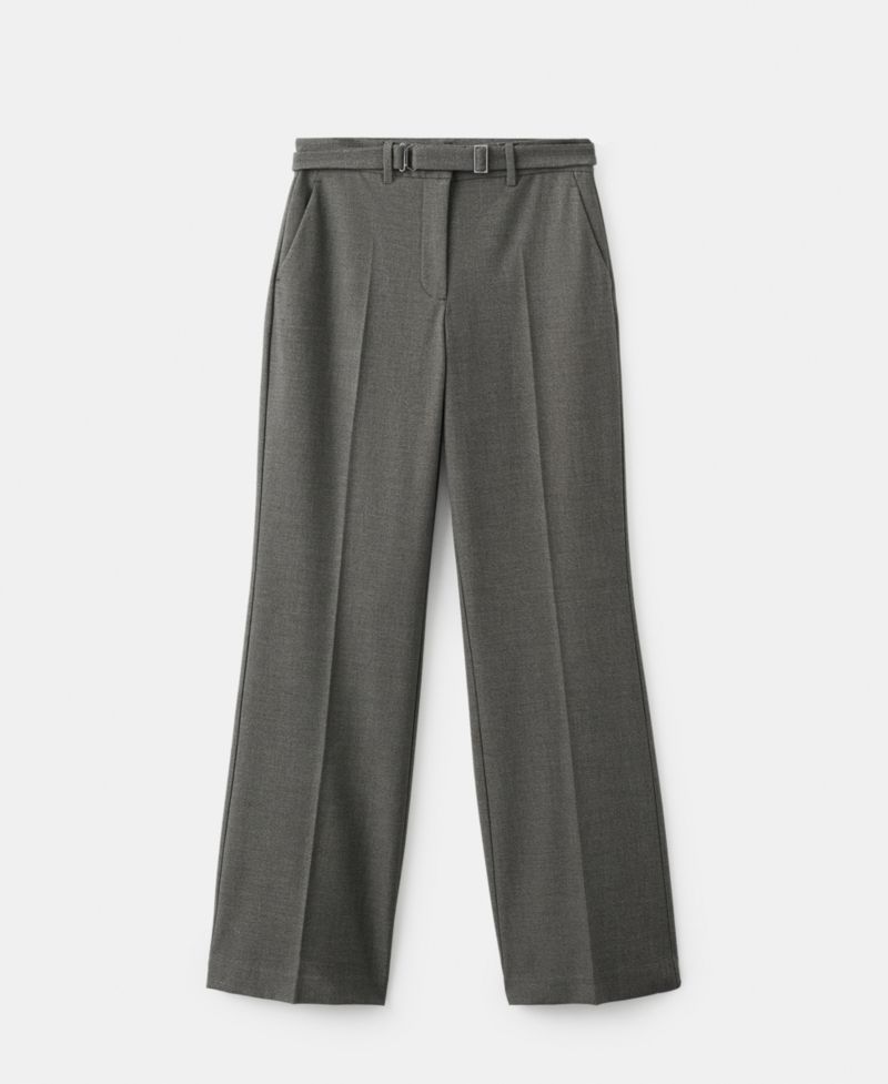 Women's Belt Straight-Fit Pants