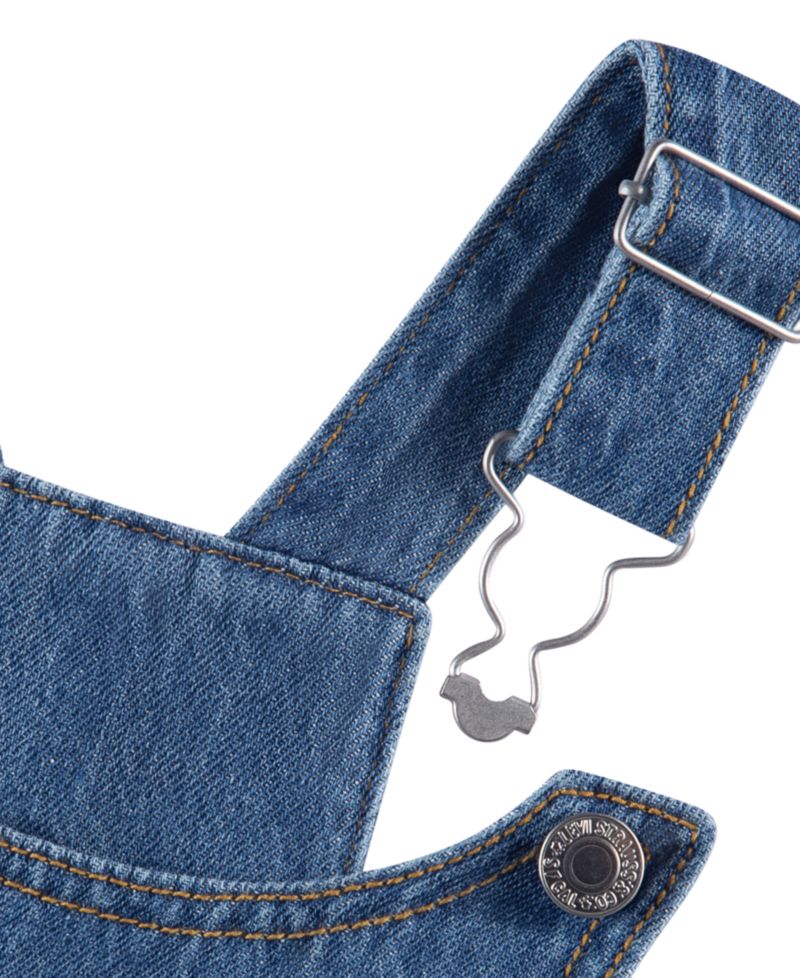 Baby Girls' Sleeveless Heart Overall