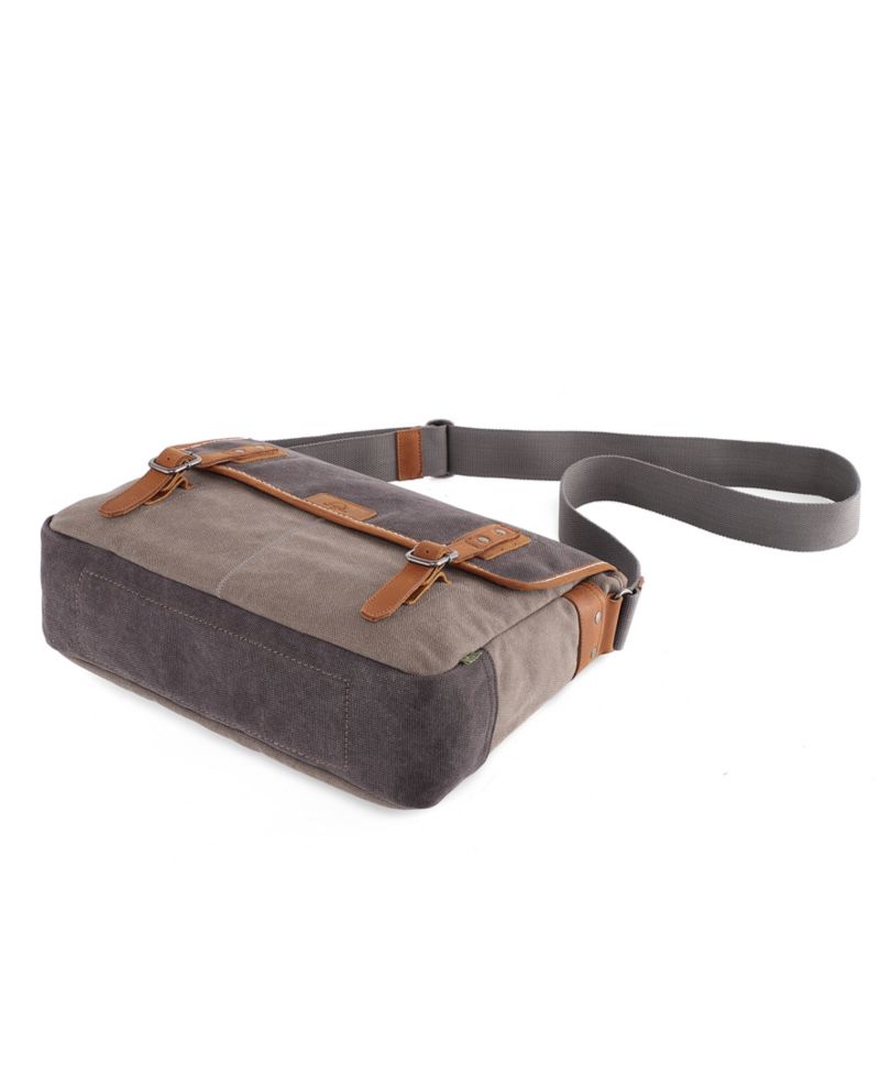 Mountain Wood Canvas Messenger Bag