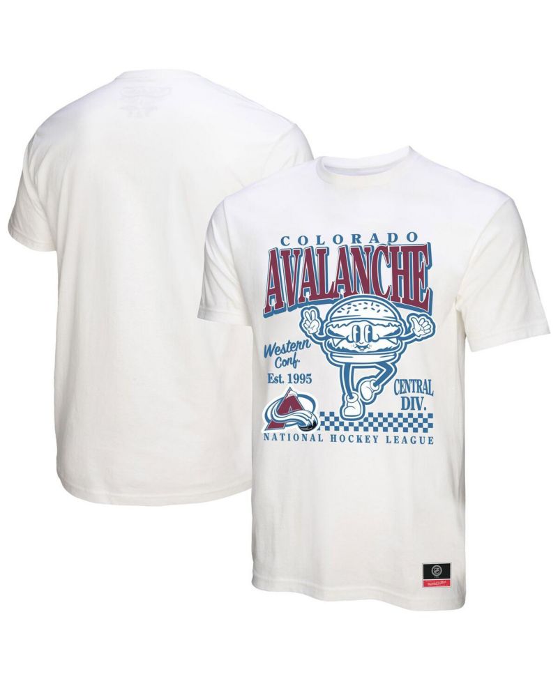 Men's White Colorado Avalanche Local Food T-Shirt