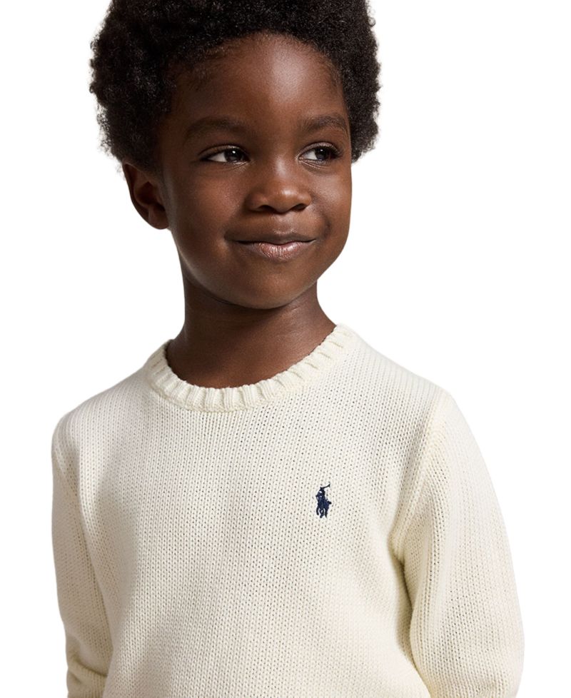 Boys' 2T-7 Crewneck Sweater