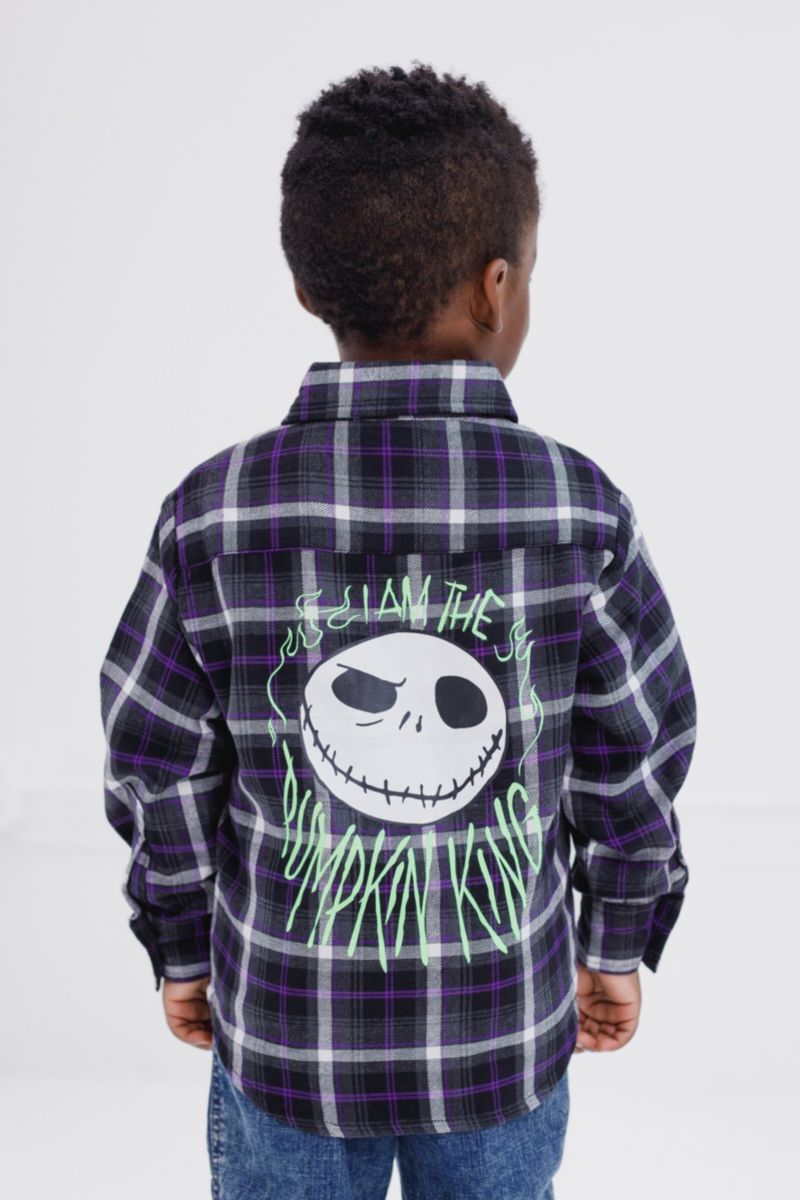 Boys Disney Flannel Button Down Dress Shirt